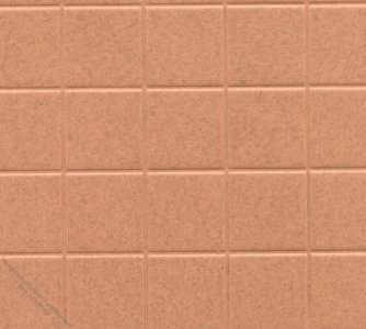 (image for) Patterned Terracotta Tile Sheet for Dollhouses