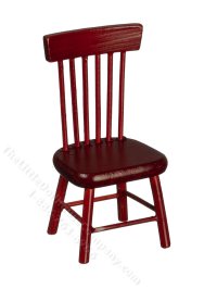 (image for) Miniature Mahogany Chair for dollhouse