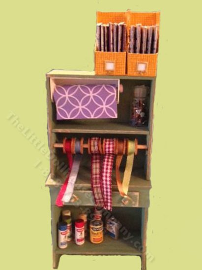 (image for) Miniature Crafter's Hutch Kit for Dollhouses