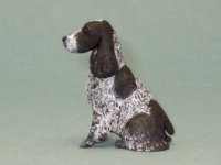 (image for) Miniature Sitting English Cocker Spaniel by Karl Blindheim