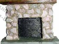 (image for) Virginian Dollhouse Fireplace