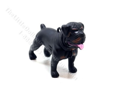 (image for) Miniature Standing Rottweiler Dog for Dollhouses