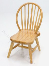 (image for) Miniature Oak Windsor Chair for Dollhouses