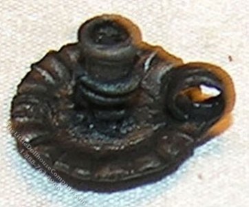 (image for) Miniature Chamber Candle Black for Dollhouses
