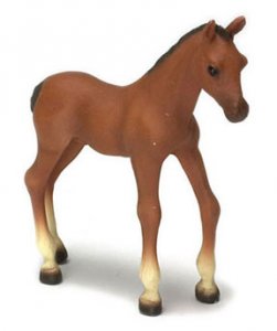(image for) Miniature Brown Horse Foal