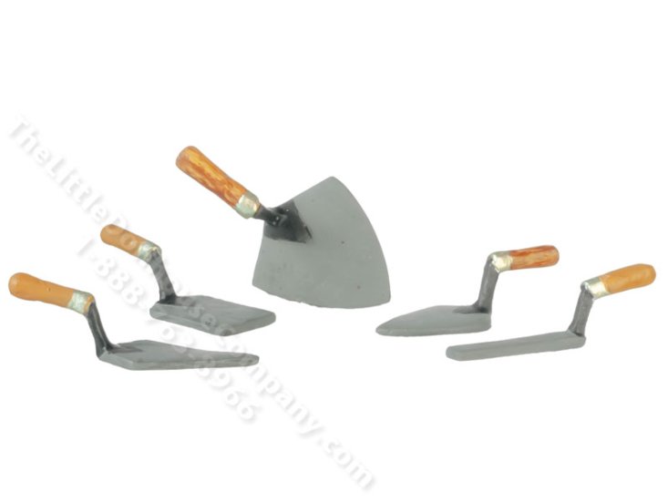 (image for) Miniature Set of Trowels for Dollhouses