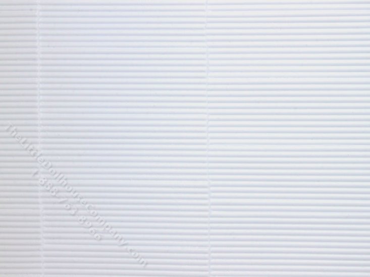 (image for) 1/2" Corrugated Roof Plastic Veneer for Dollhouses