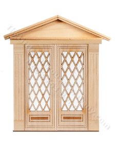 (image for) Dollhouse 10 Raised Panel Double Door