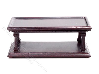 (image for) Miniature Mahogany Coffee Table for Dollhouses