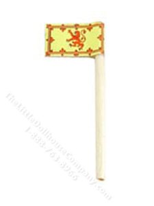 (image for) Miniature Banner of Scotland Sandcastle Flag for Dollhouses