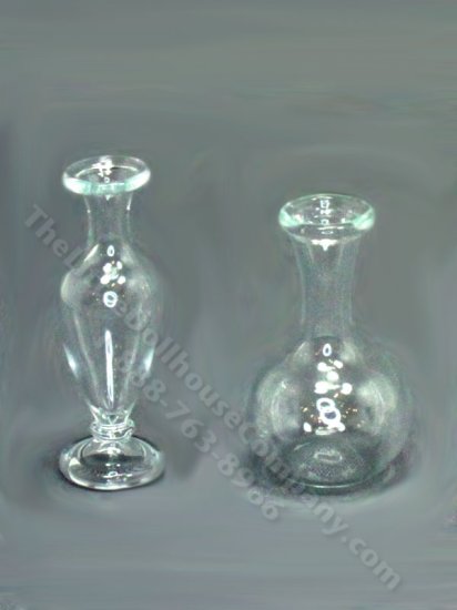 (image for) Miniature Clear Glass Vase