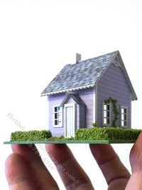 (image for) 1:144 Scale Miniature Lavender Lane House Kit