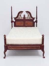 (image for) Miniature Harding Four Poster Bed for Dollhouses