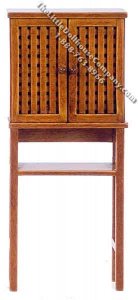 (image for) Miniature Bonaire Bathroom Space Saver Cabinet for Dollhouses