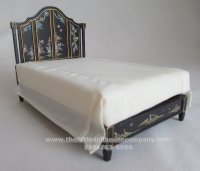 (image for) Miniature Chinoises Decorated Bed for Dollhouses