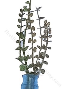 (image for) Miniature Laser Cut Eucalyptus Leaves Kit for Dollhouses