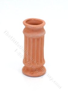 (image for) Miniature Terracotta Pedestal Planter for Dollhouses