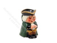 (image for) Miniature Philpot Toby Jug for Dollhouses - Green