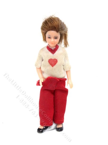 (image for) As-Is 1/18th Scale Brunette Girl