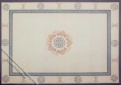(image for) Dollhouse Scale Model Asian Theme Rug