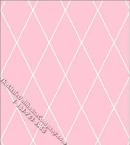 (image for) Dollhouse Scale Model Wallpaper Elle Pink Diamond
