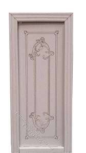 (image for) Miniature White Vivian Interior Door for Dollhouses