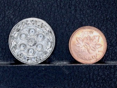 (image for) Miniature Silver Seder Plate