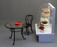 (image for) Dollhouse Miniature Store Display Case