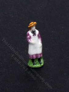 (image for) Miniature Country Girl Figurine for Dollhouses