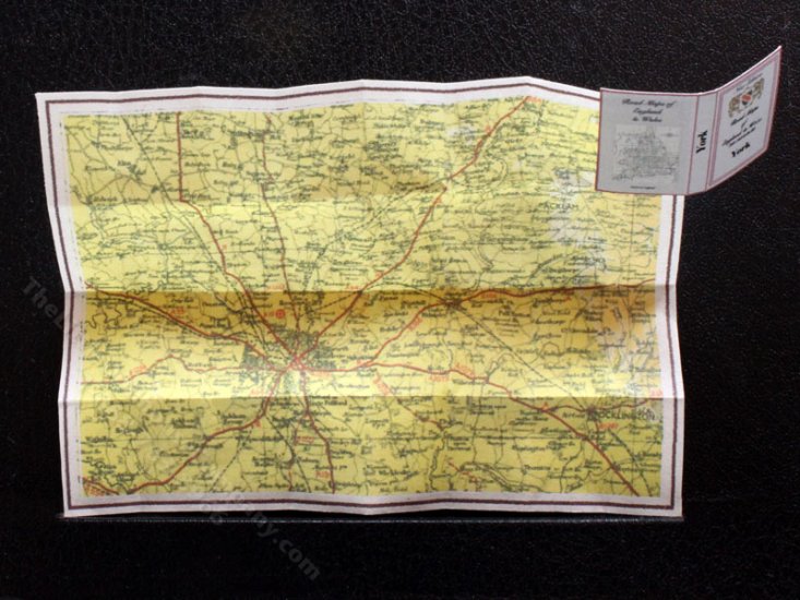 (image for) Miniature Map of York for Dollhouses