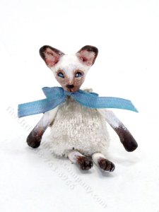 (image for) Miniature Siamese Cat by K Kuti Designs