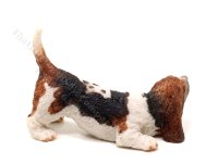 (image for) Miniature Basset Hound Dog for Dollhouses