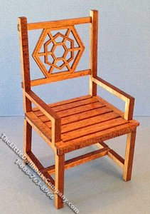 (image for) Miniature Patio Chair Kit for Dollhouses