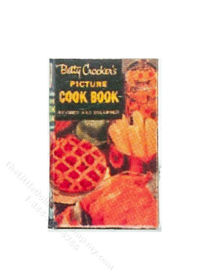 (image for) Miniature Betty Crocker Cookbook for Dollhouses