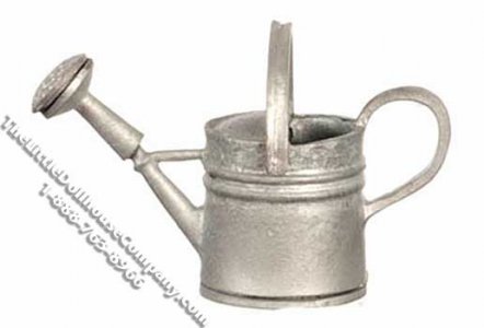 (image for) Dollhouse Scale Model Tin Watering Can