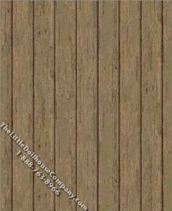 (image for) Brown Distressed Wood Pattern Miniature Wallpaper for Dollhouses