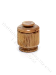 (image for) Kitchen Dollhouse Miniature Wooden Canister