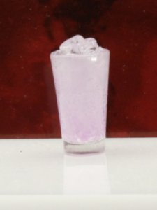 (image for) Miniature Pink Lemonade in Large Tumbler for Dollhouses