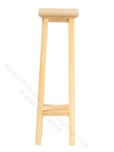 (image for) Miniature Large Fern Stand for Dollhouses, Unfinished