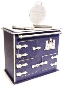 (image for) 1:24 Scale Vintage Range Cooker Kit for Dollhouses