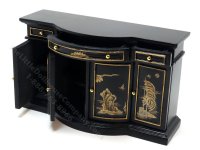 (image for) Miniature Credenza with Chinese Style Finish for Dollhouses