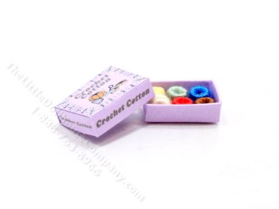 (image for) Miniature Crochet Cotton for Dollhouses (6pack)