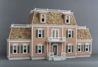 (image for) Front-Opening Federal Manor Dollhouse Kit