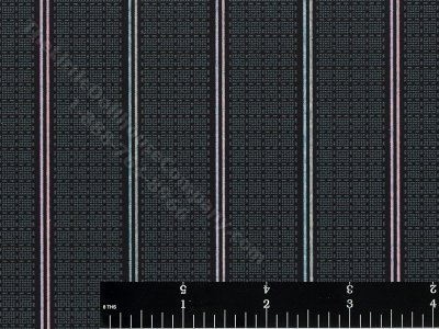 (image for) Pink Stipe on Navy Miniature Wallpaper for Dollhouses