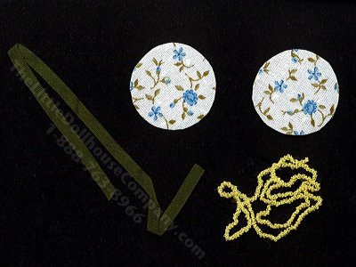 (image for) Miniature Doily Case Kit for Dollhouses