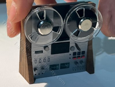 (image for) Miniature Reel to Reel Recorder for Dollhouses