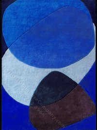 (image for) Miniature Abstract Blue Rug by PRD Miniatures