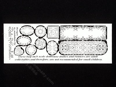 (image for) Half Scale Miniature Doilies by Jeannetta Kendall