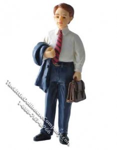 (image for) 1/12 Scale Mr. Sherwood Resin Doll for Dollhouses