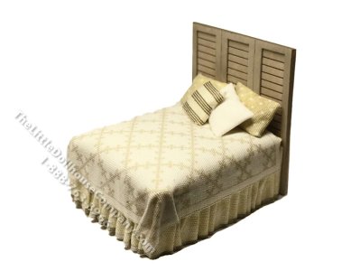 (image for) 1:48 Scale Miniature Slatted Bed Kit